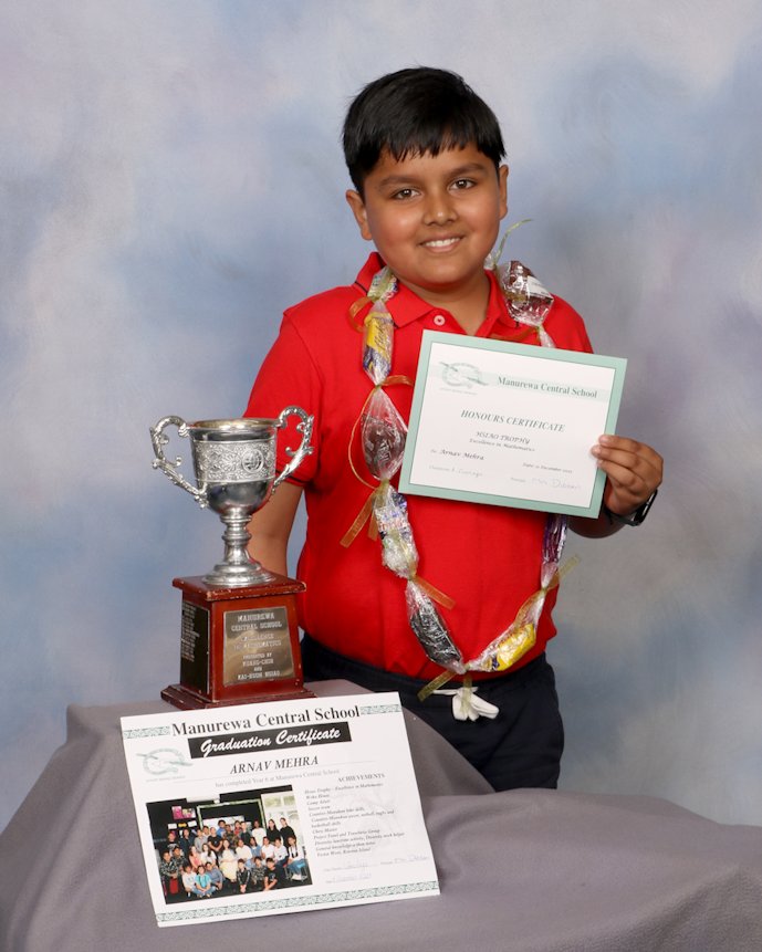 Picture of Excellence in Mathematics recipient